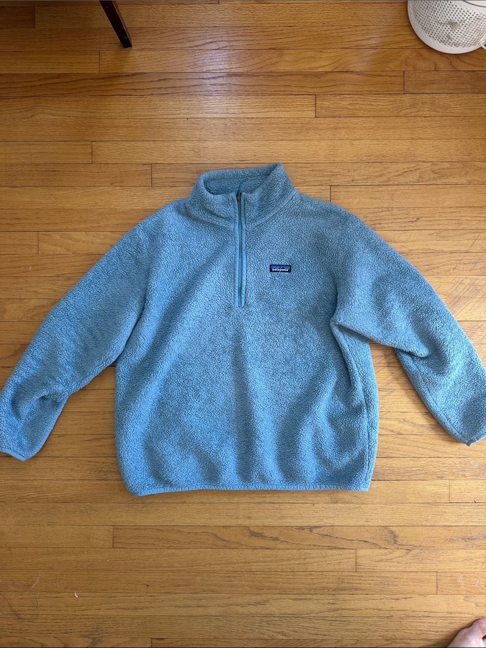 Patagonia Women’s Salt Grey Los Gatos Fleece Quarter Zip XL